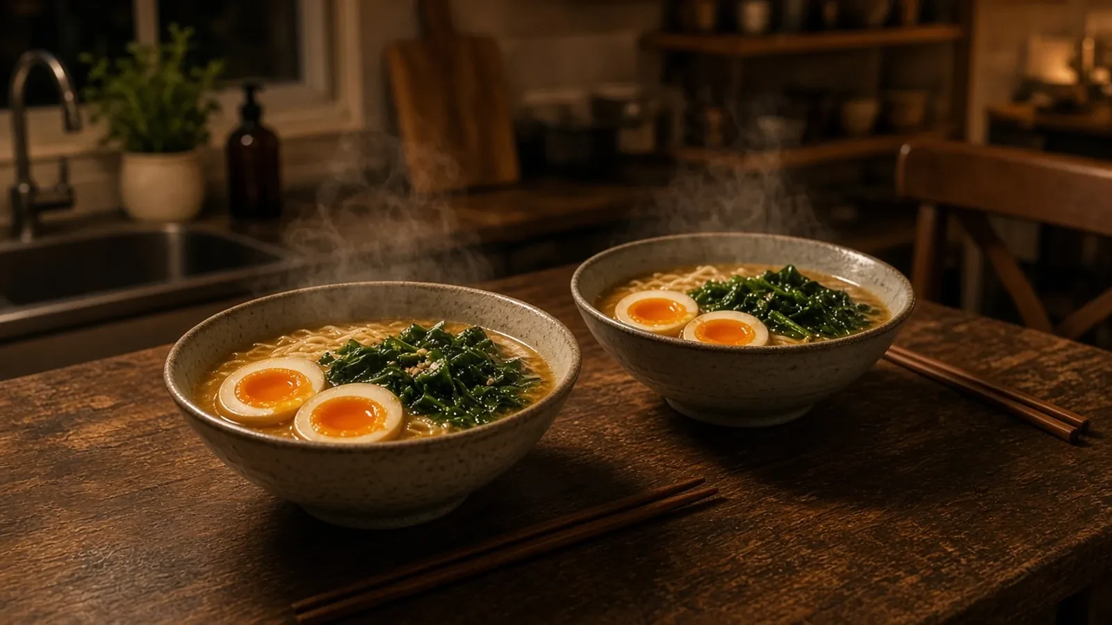 Ramen Night RSVP Website: Bowl Counts, a Broth Order, and a Seat Cap