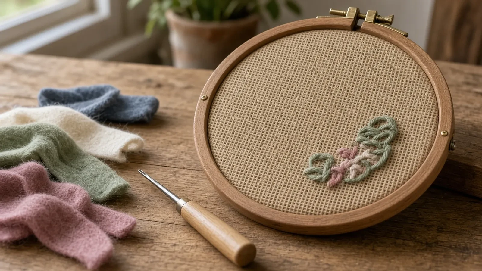 Rug Hooking Workshop RSVP Website: Wool Counts, a Frame Cap, and a Hook Line