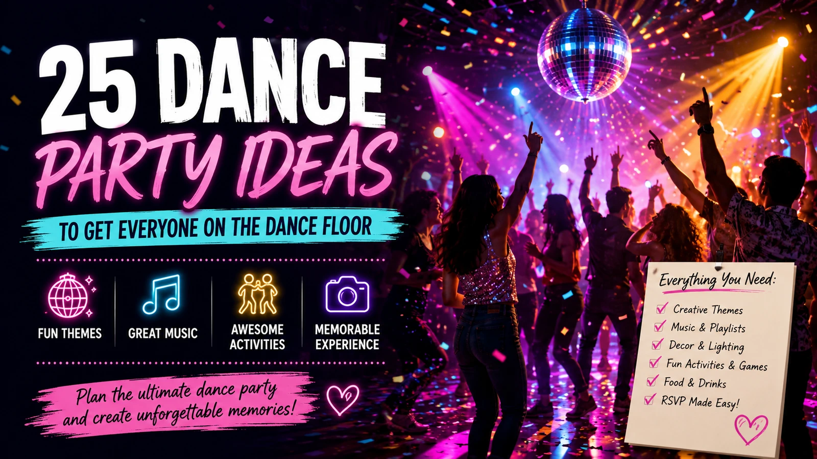 25 Dance Party Ideas to Get Everyone on the Dance Floor