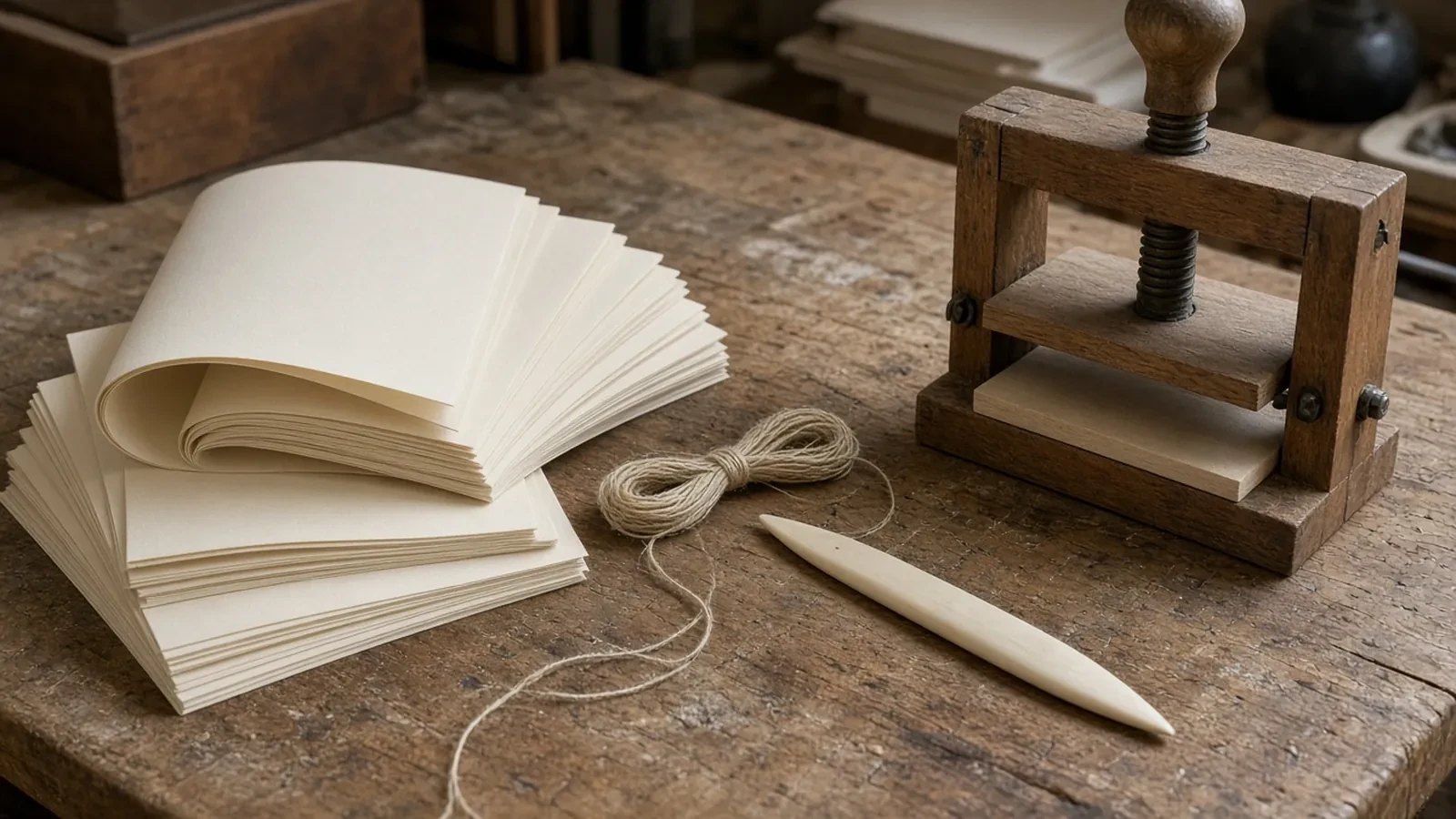 Bookbinding Workshop RSVP Website: Signature Counts, a Press Seat, and a Glue Line