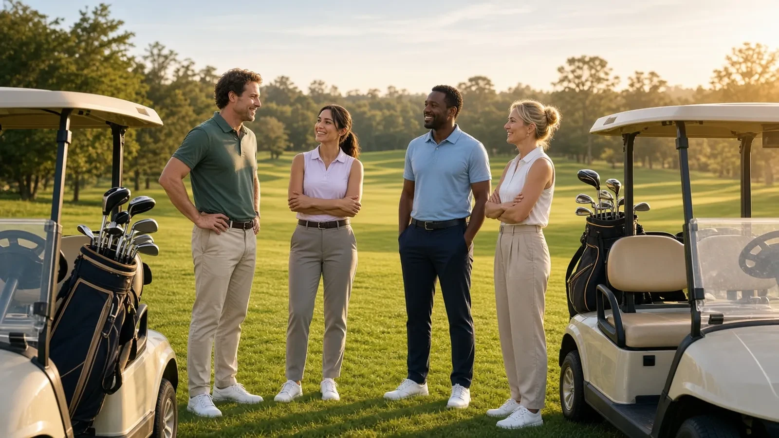 Golf Scramble RSVP Website: Foursomes, Tee Times, and Carts