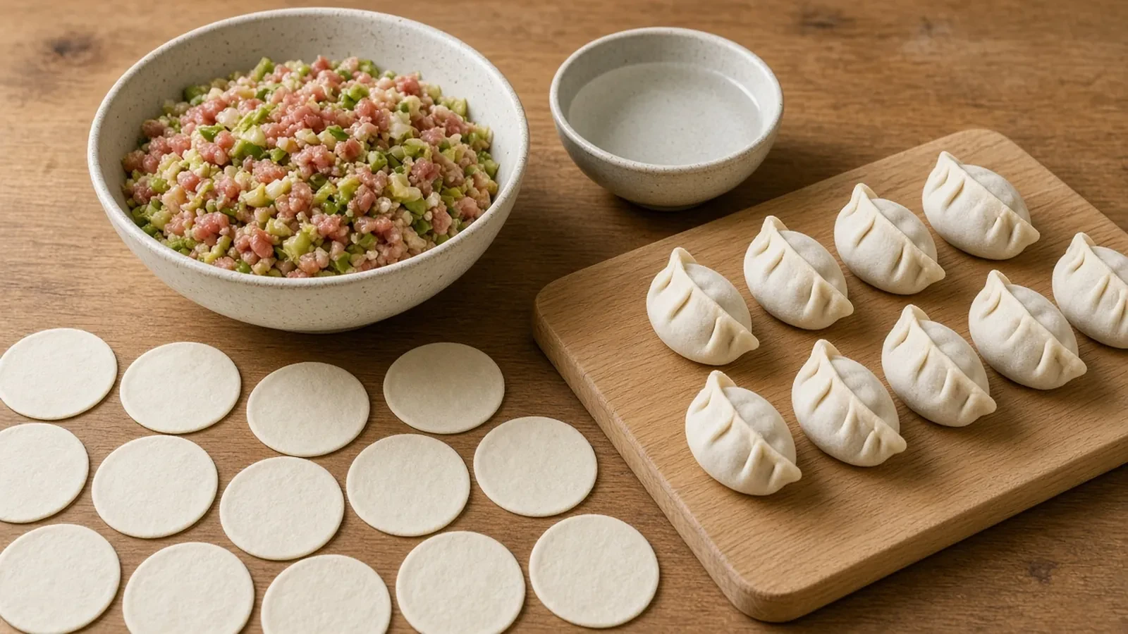 Dumpling Making Class RSVP Website: Wrapper Counts, a Filling Batch, and a Station Cap