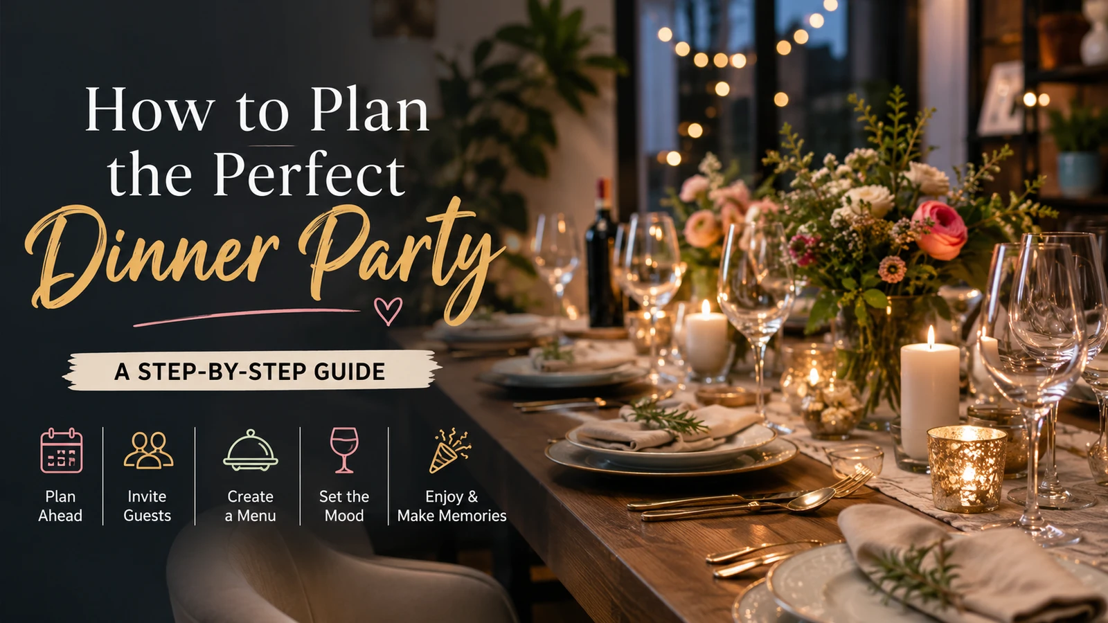 How to Plan the Perfect Dinner Party: A Step-by-Step Guide
