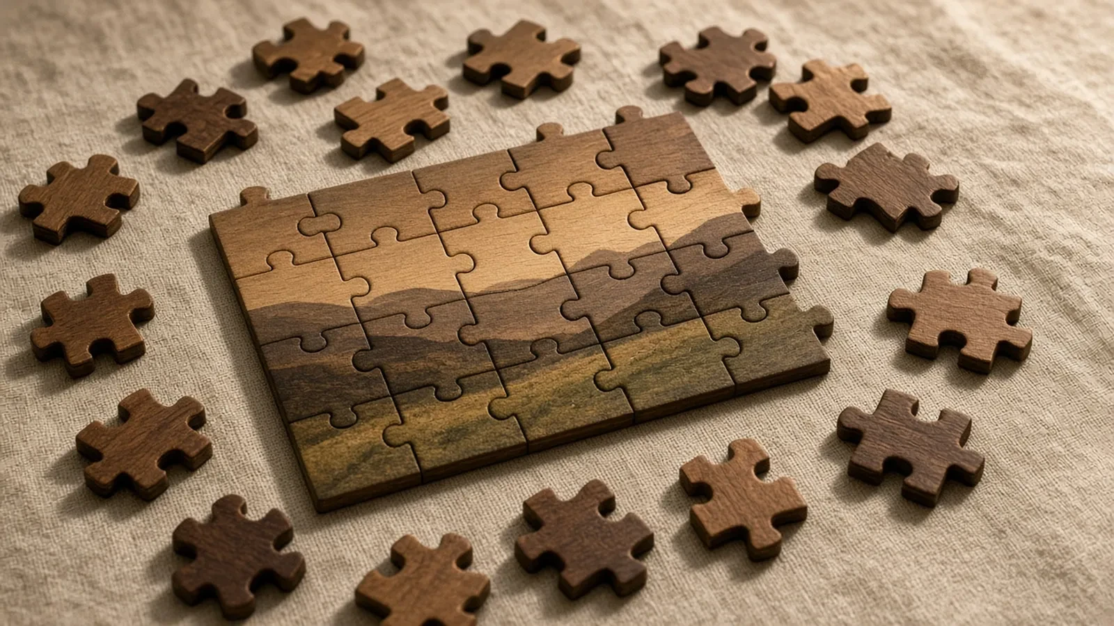 Jigsaw Puzzle Night RSVP Website: Puzzle Counts, a Table Cap, and a Piece Line