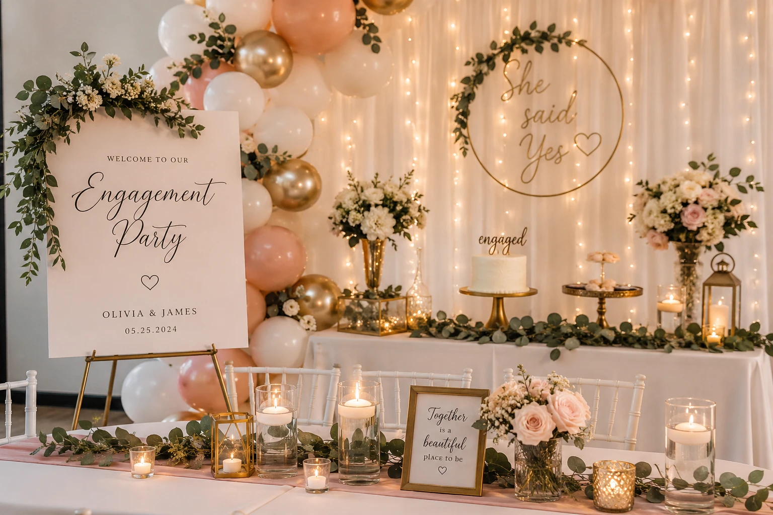 25 Budget-Friendly Engagement Party Decoration Ideas That Look Expensive