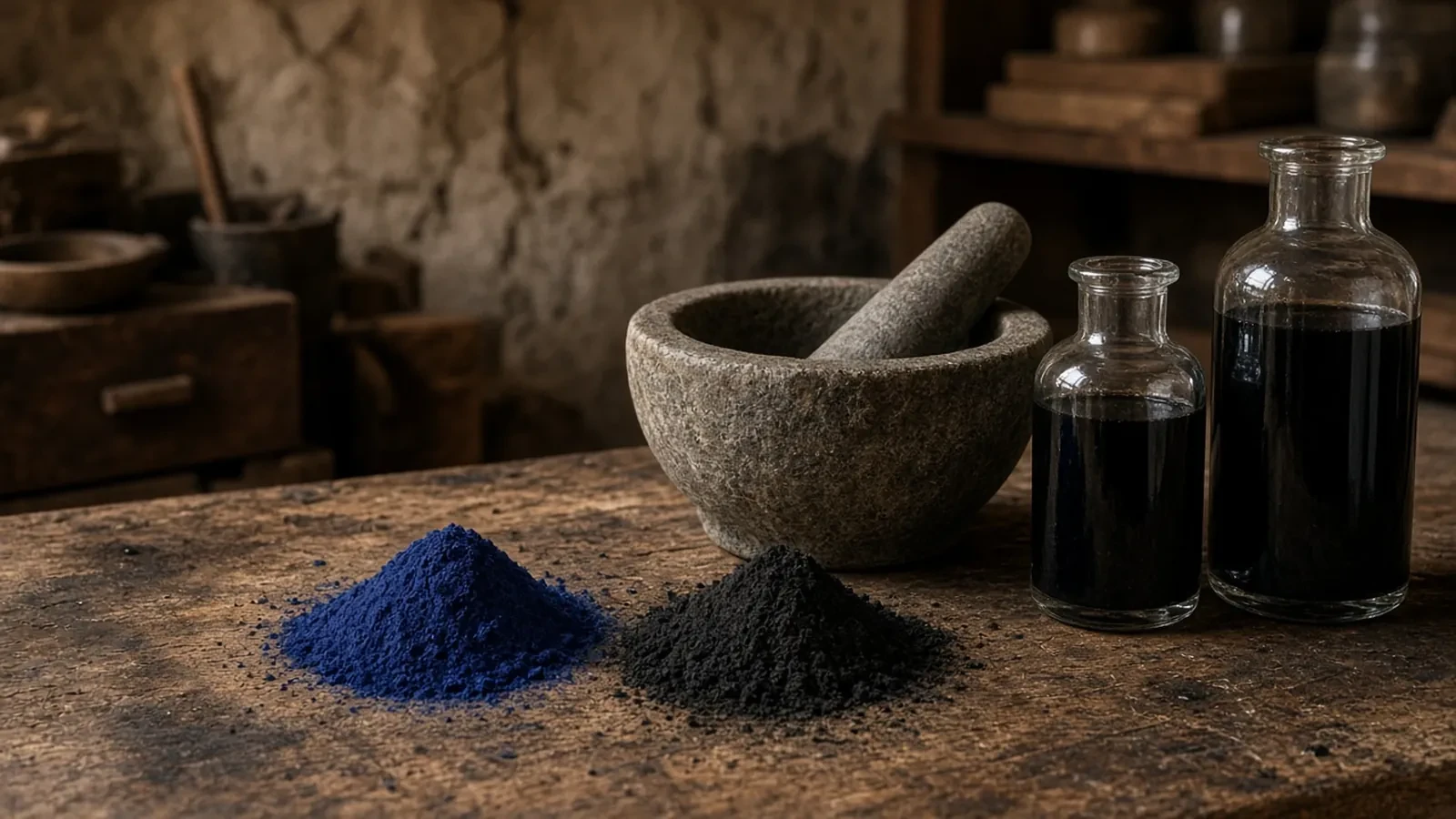 Ink Making Workshop RSVP Website: Pigment Counts, a Bench Cap, and a Bottle Line
