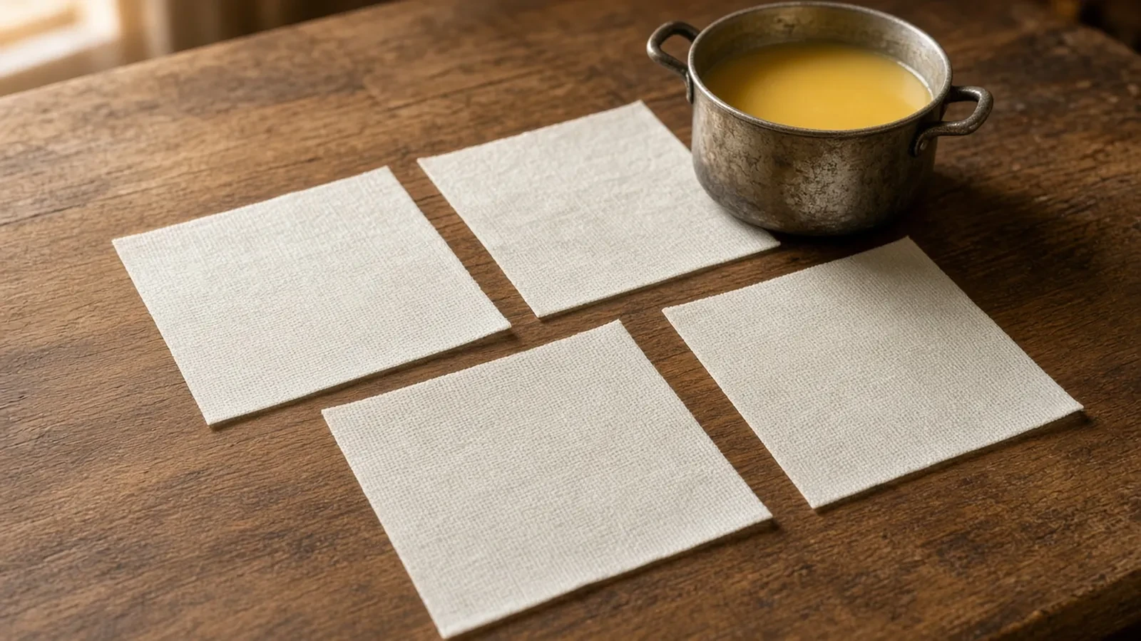 Beeswax Wrap Workshop RSVP Website: Cloth Counts, a Wax Cap, and a Press Line