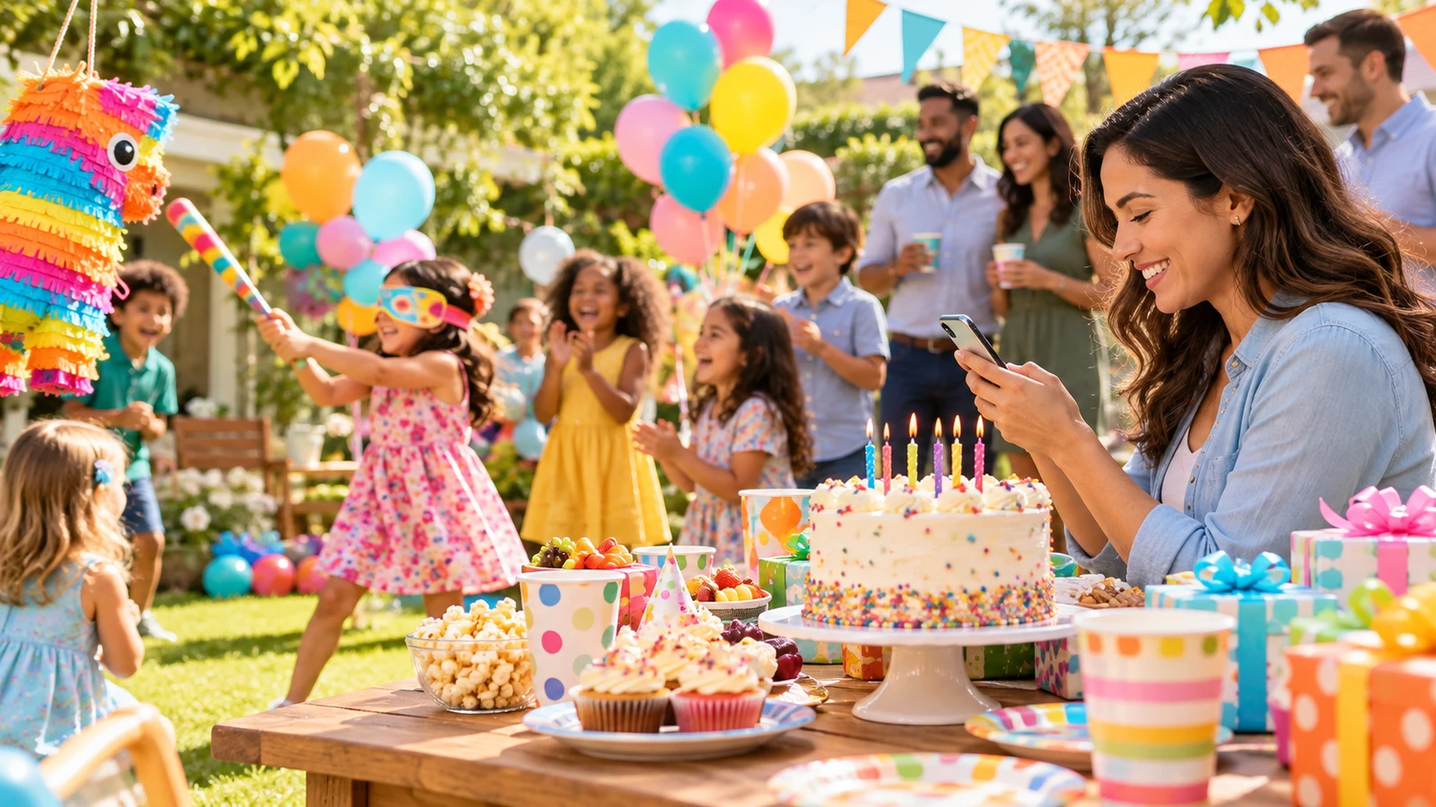Kids Birthday Party RSVP Website Without Paper Cards