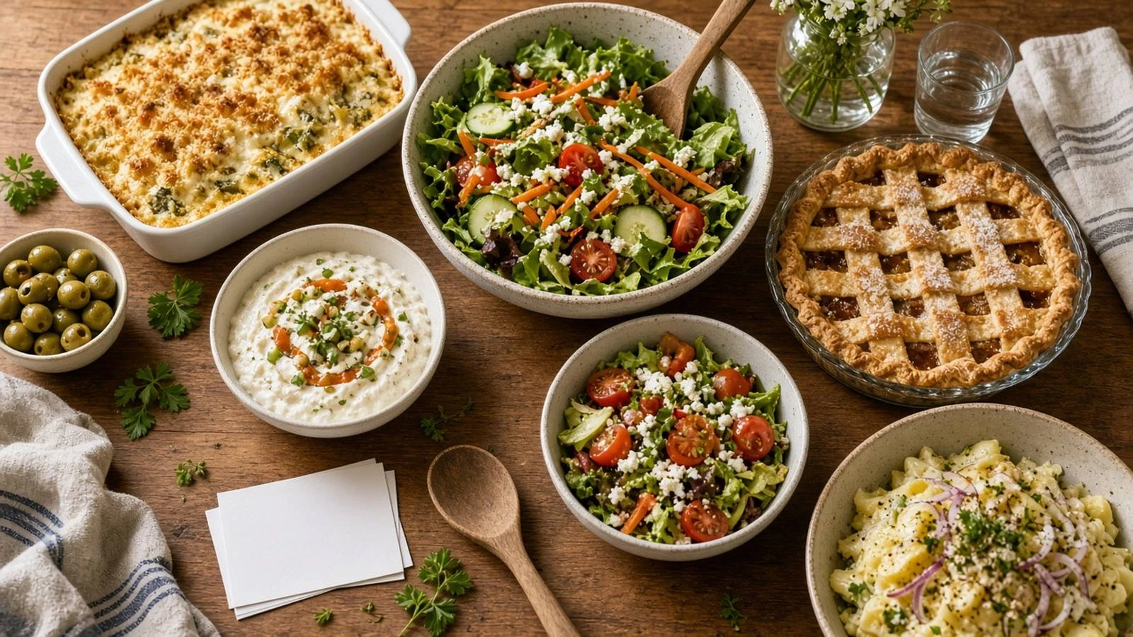 Potluck Party RSVP with Dish Signup: Balance the Menu Online