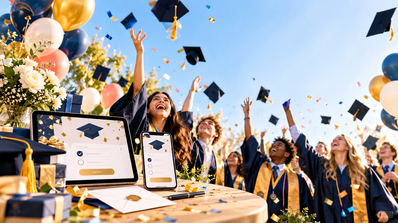 Graduation Party RSVP Website for High School & College