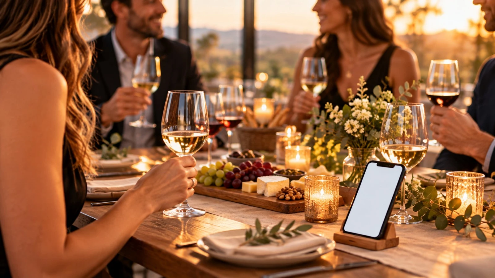 Wine Tasting Party RSVP Website: Guests, Flights, and Headcount