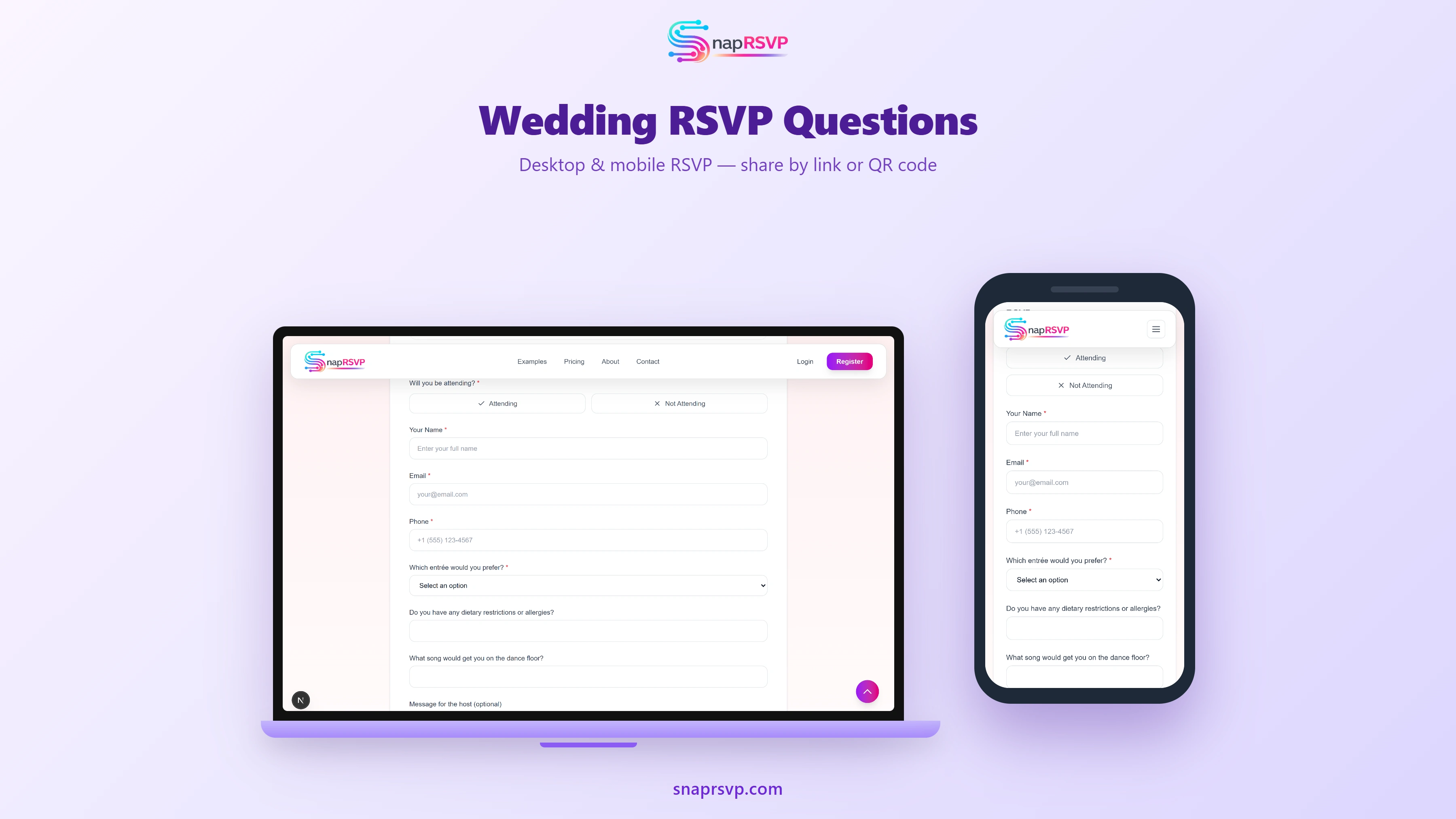 What to Ask on a Wedding RSVP Form (Meals, Plus-Ones & Dietary)