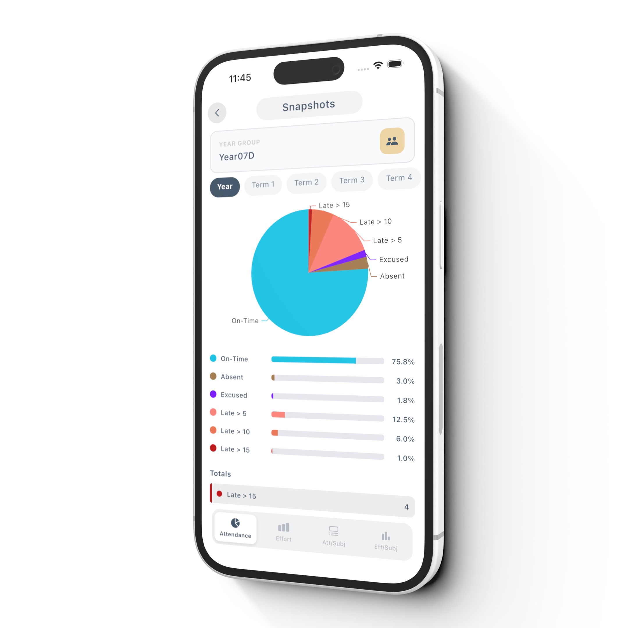 Snapshot for Teachers on iPhone