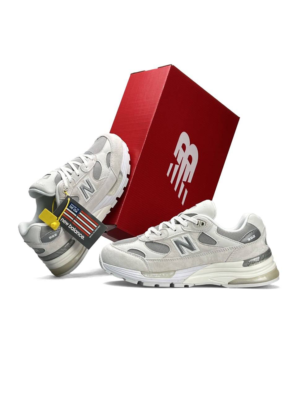 New Balance 992 Light Grey - view 2