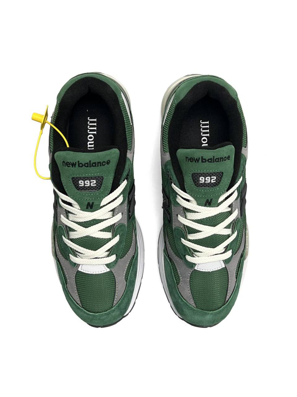 New Balance 992 Green White Grey - view 4