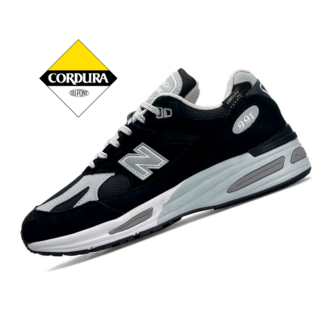 New Balance 991v2 Black White