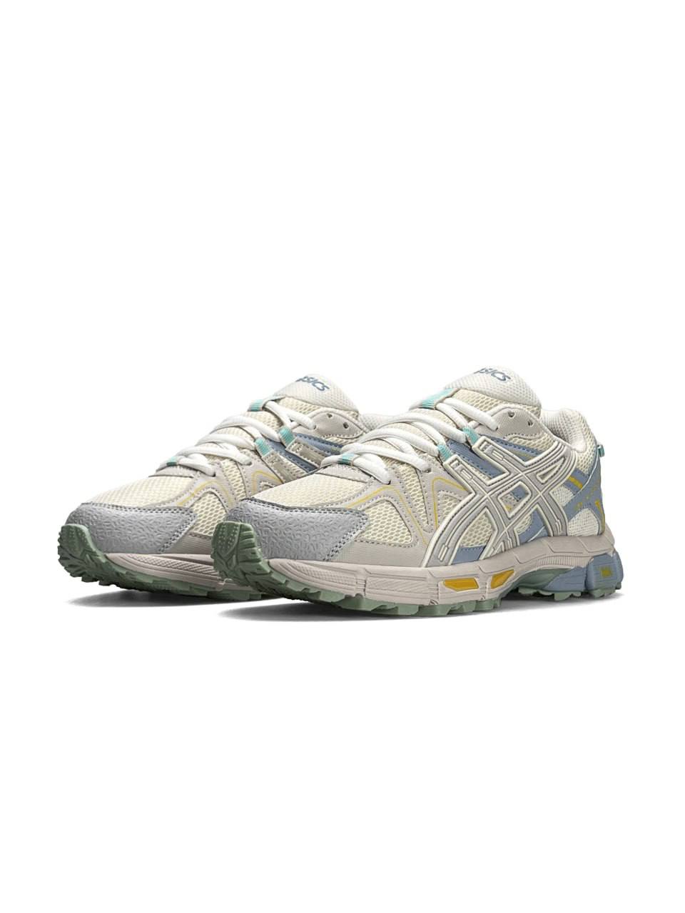 Asics Gel-Kahana 8 S Beige Blue Yellow - view 6