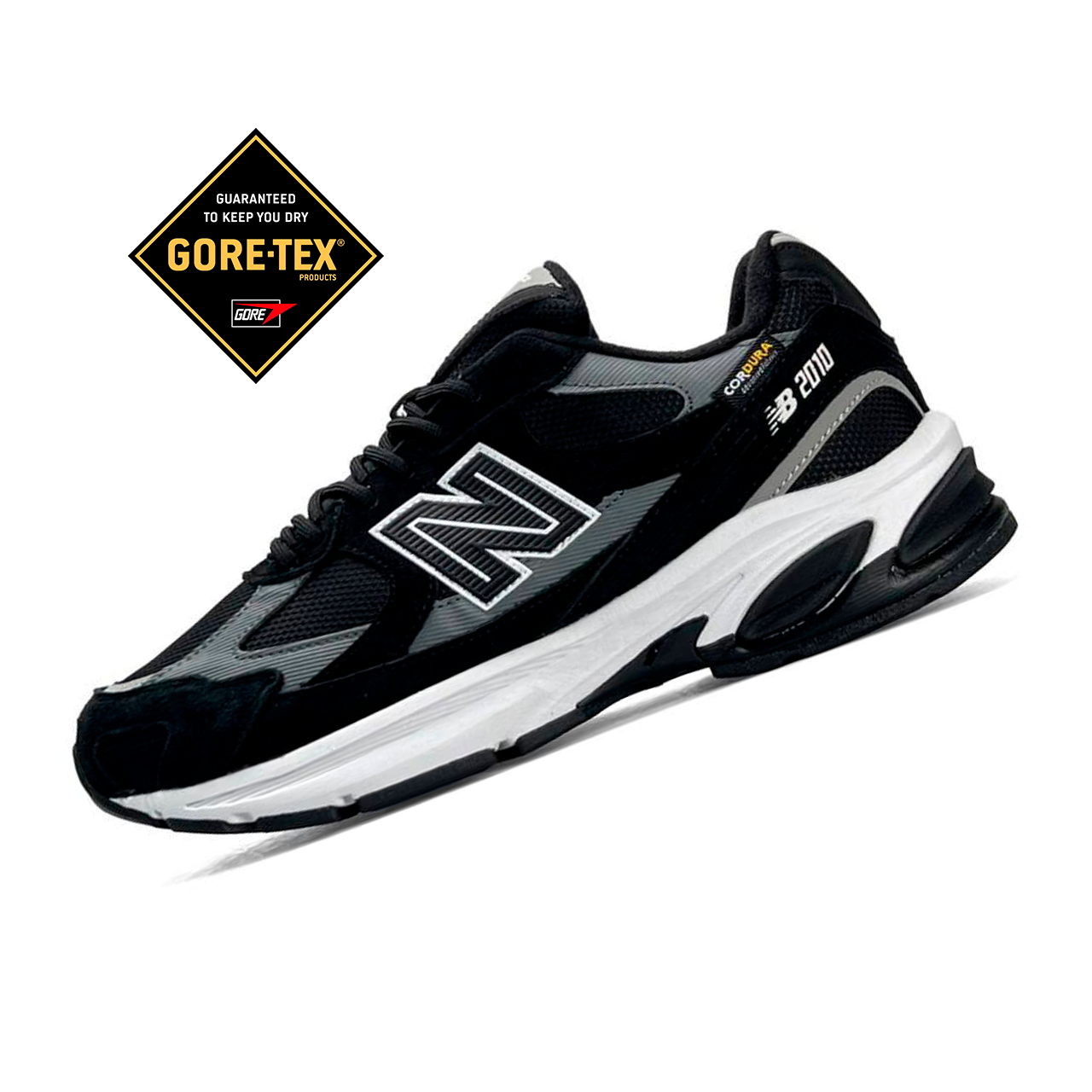 New Balance 2010 GTX Black Grey White