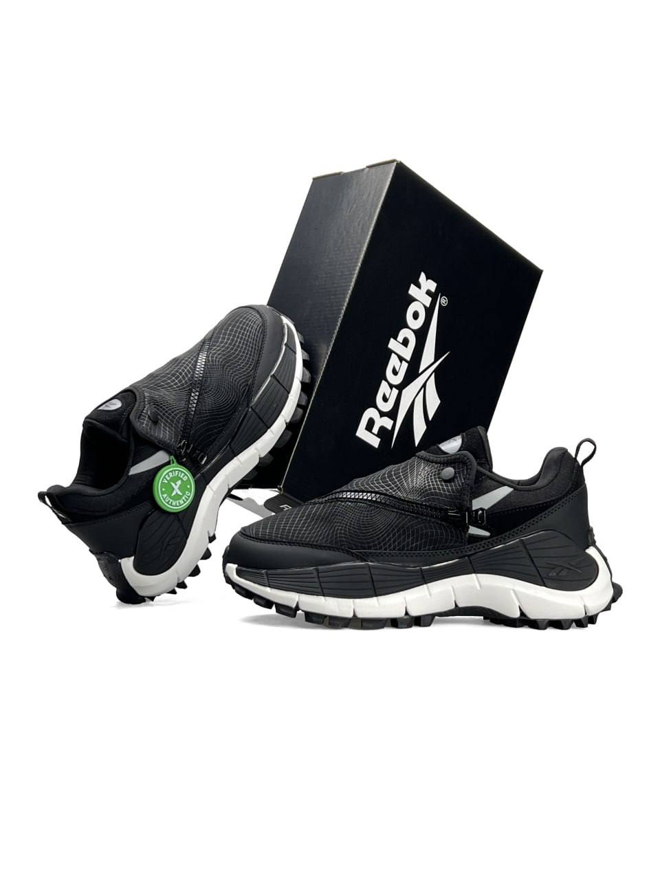 Reebok Zig Kinetica 2.5 Edge x Spyder Black White - view 2