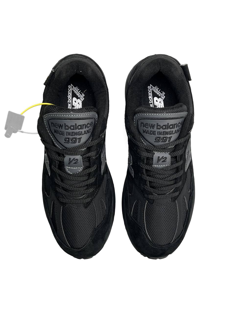 New Balance 991v2 All Black - view 4