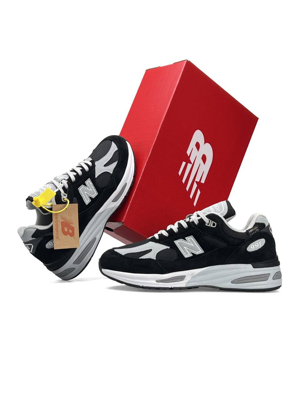 New Balance 991v2 Black White - view 2