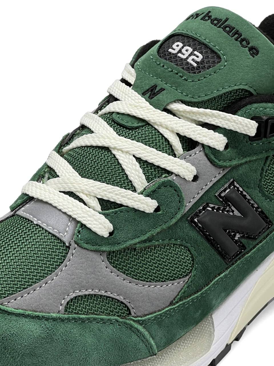 New Balance 992 Green White Grey - view 5