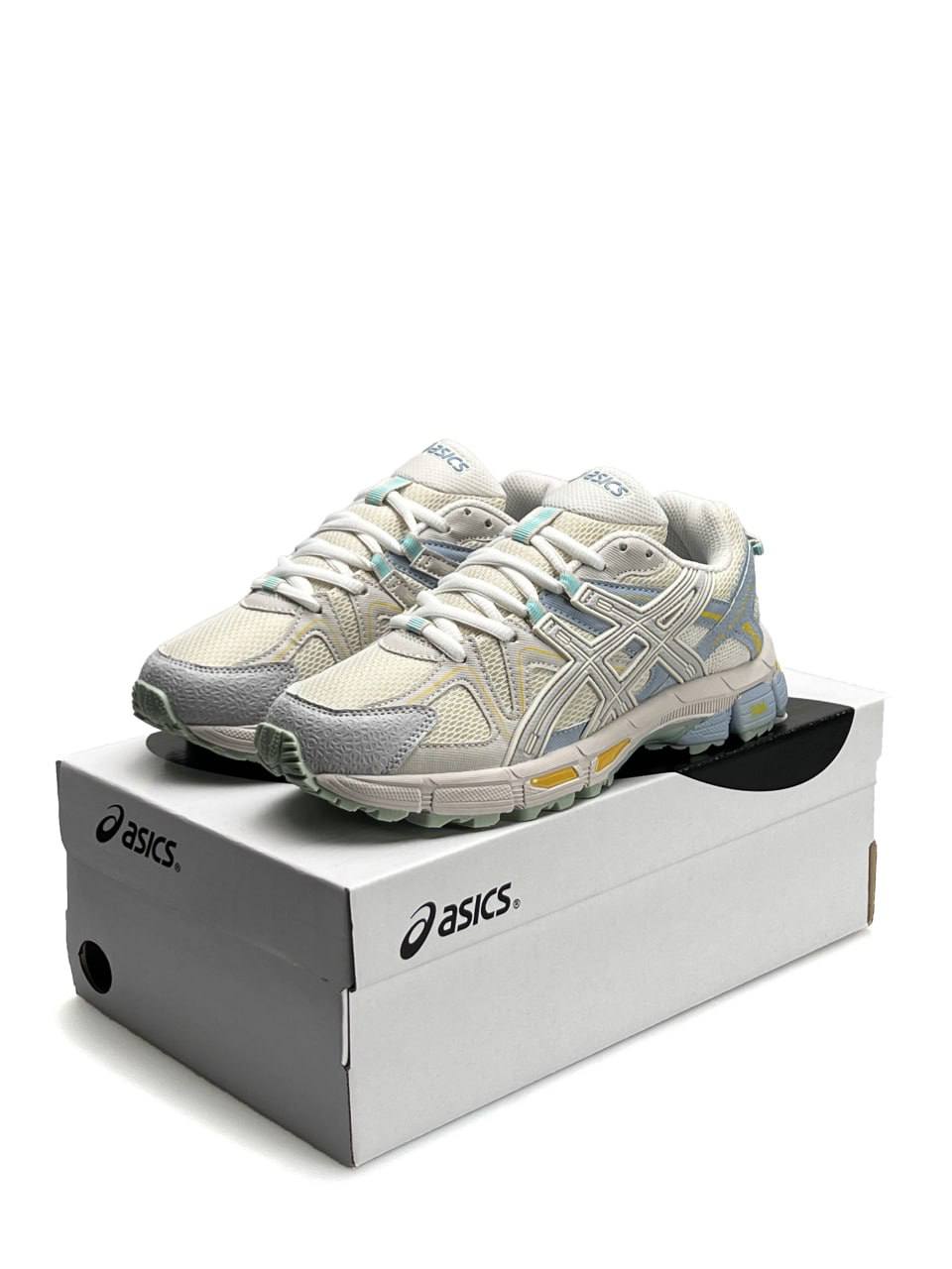 Asics Gel-Kahana 8 S Beige Blue Yellow - view 3