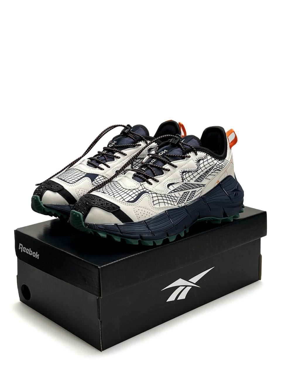 Reebok Zig Kinetica 2.5 Edge GTX Beige Navy - view 3