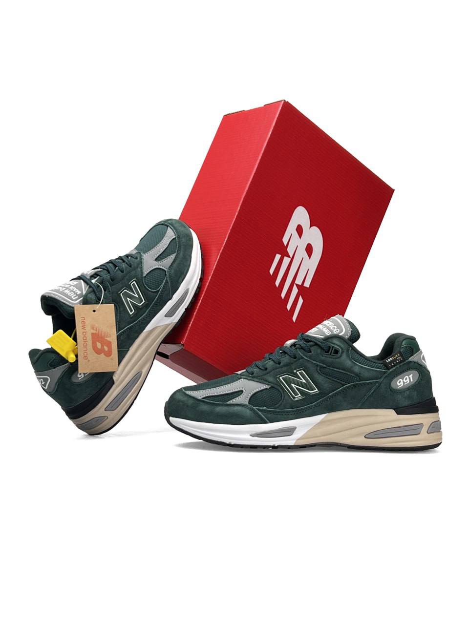 New Balance 991v2 Green Grey - view 2