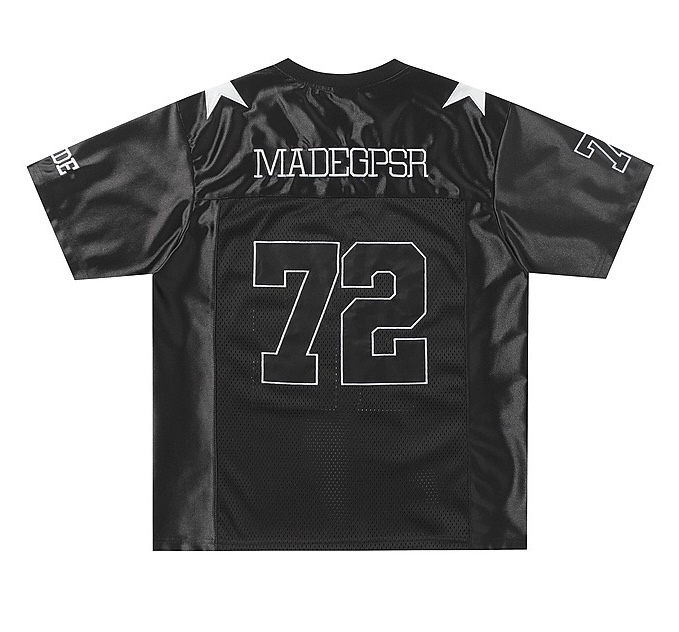 New Satin Mesh Embroidery Unisex T-Shirt - Image 2