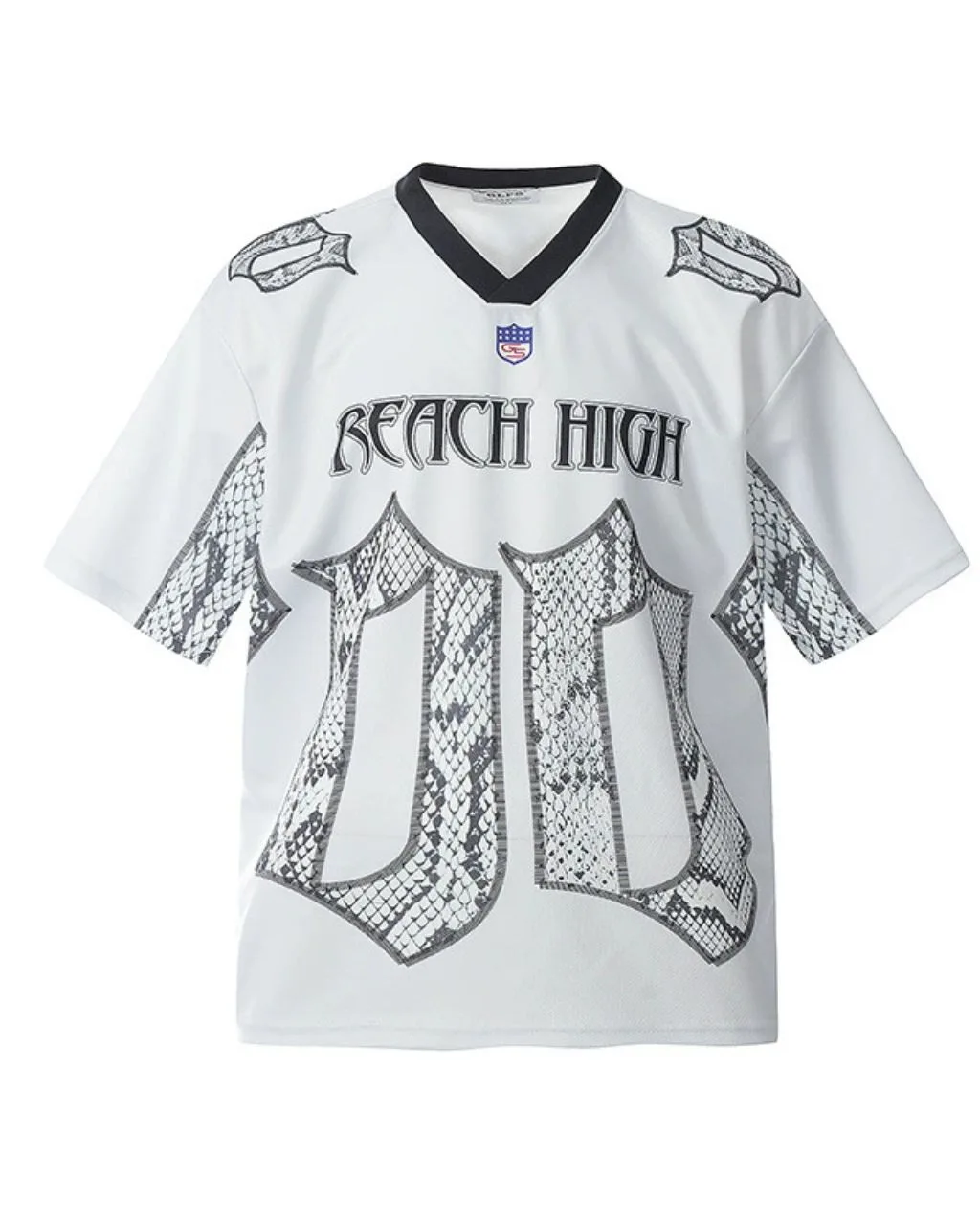 Men’s American Retro White Mesh Football Jersey with Bold ’00’ Number Graphic