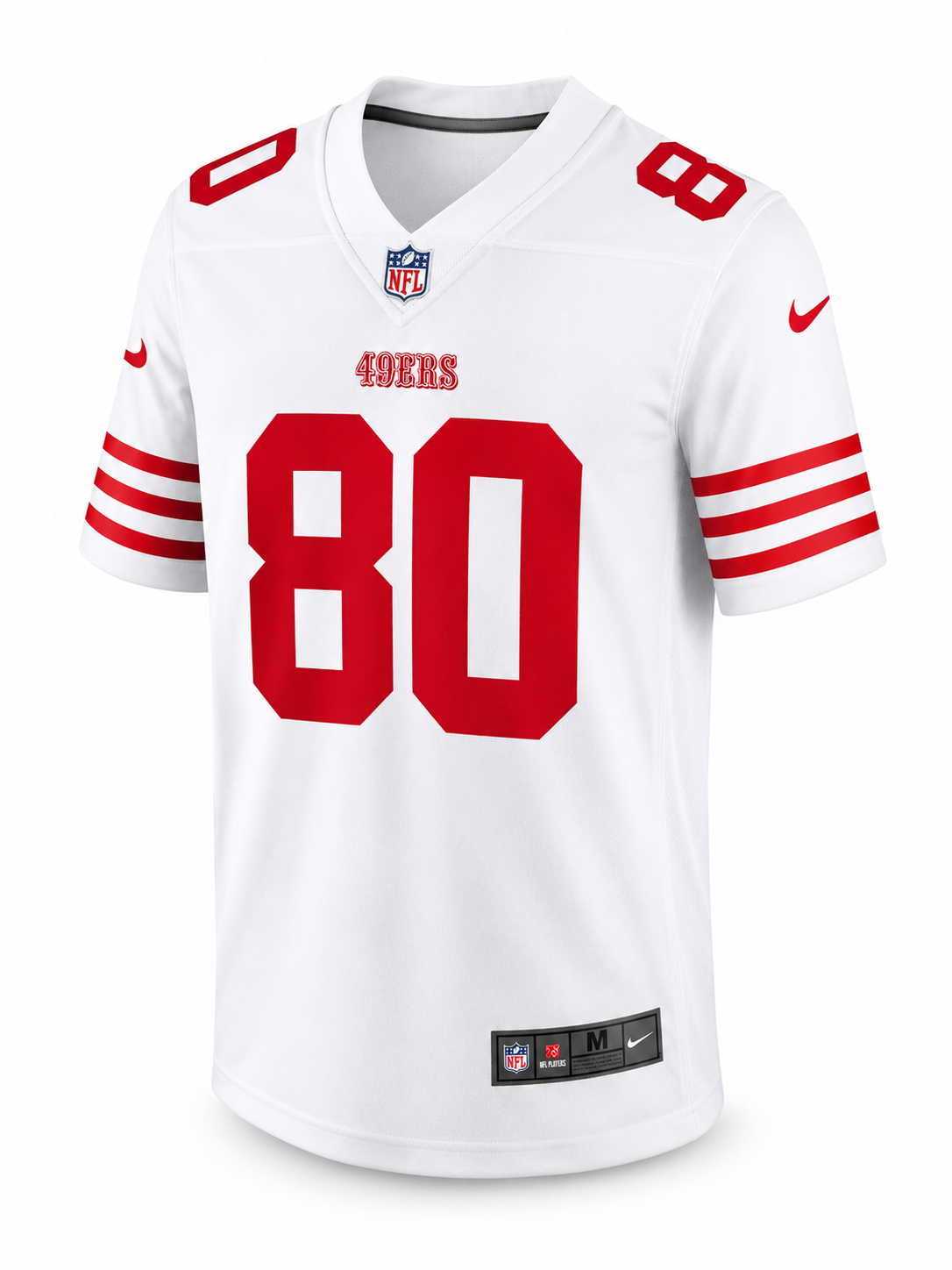 San Francisco 49ers Jerry Rice #80 White Jersey - Image 1