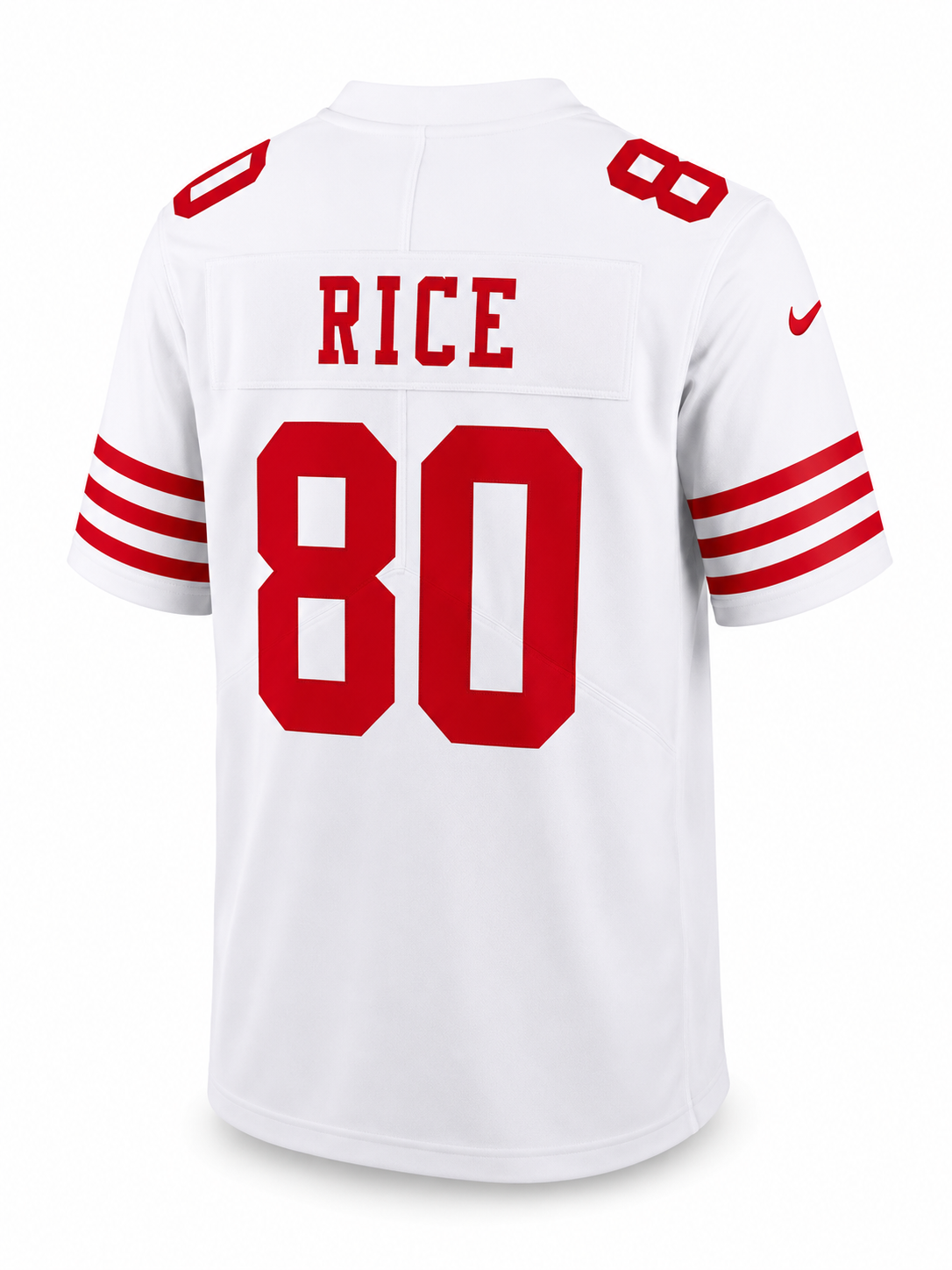 San Francisco 49ers Jerry Rice #80 White Jersey - Image 2