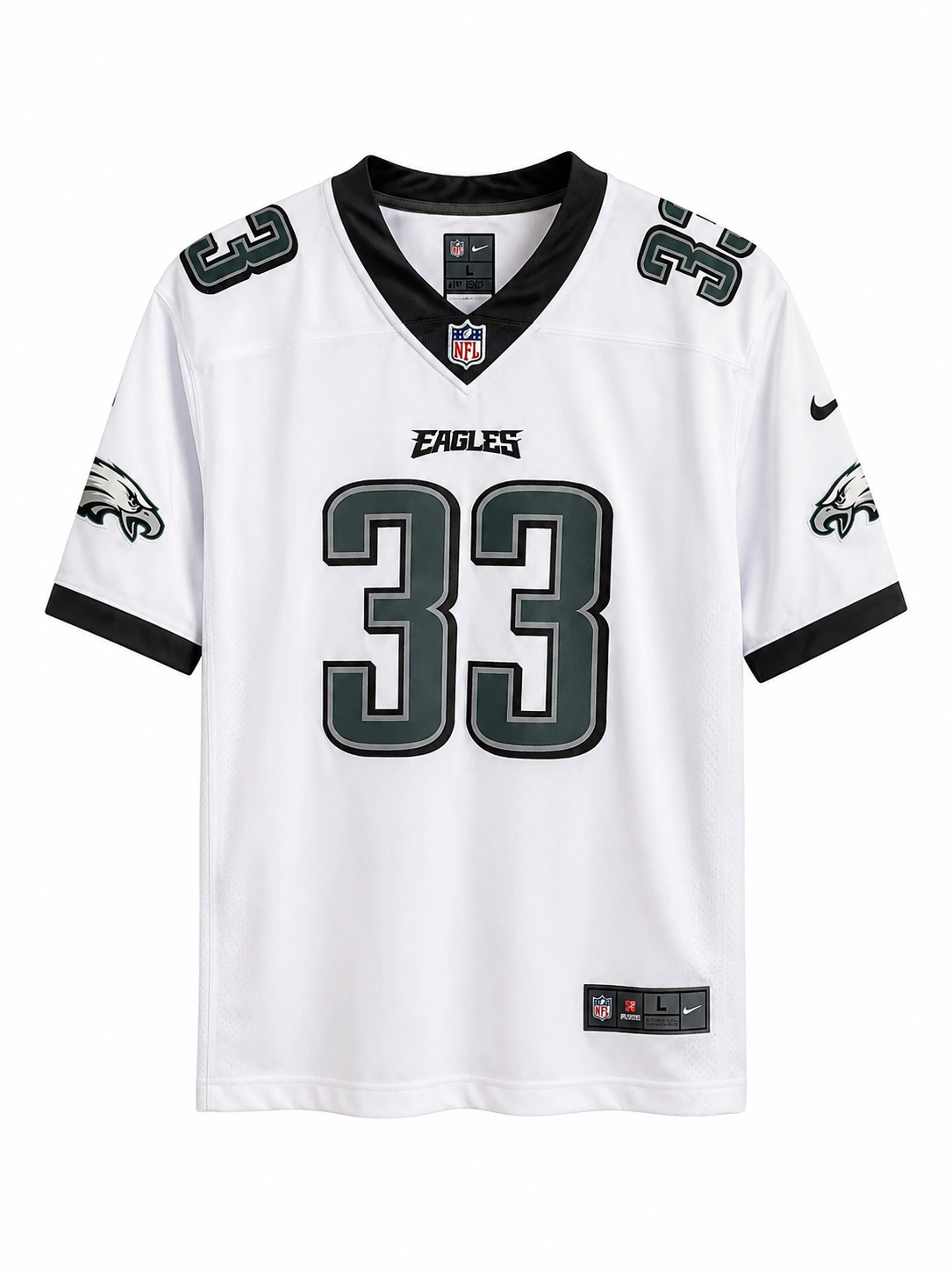 Philadelphia Eagles De Jean #33 White Jersey