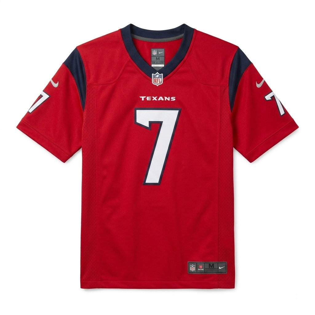 Red Texans Stroud #7 Jersey - Image 1
