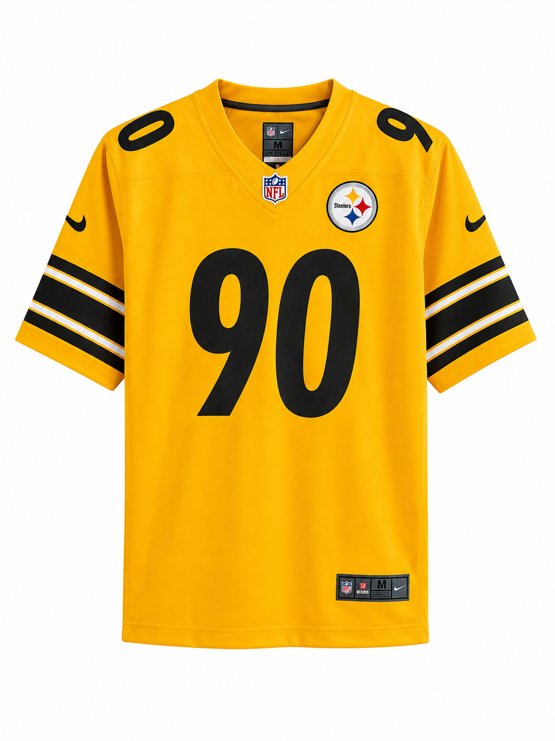 Gold steeler #90 Watt Jersey - Image 1
