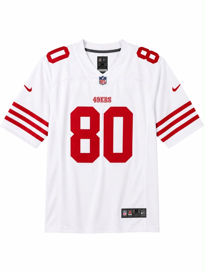 San Francisco 49ers Jerry Rice #80 White Jersey