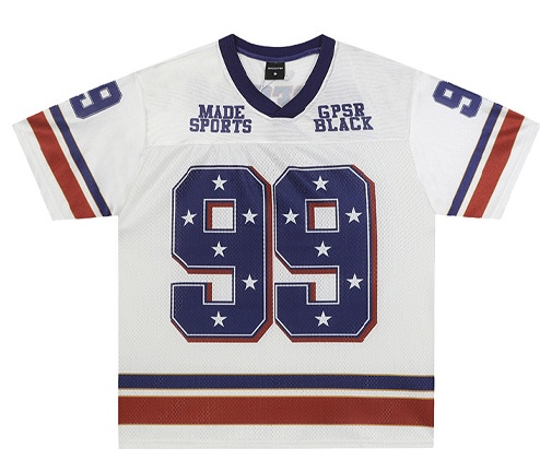 Made Gpsr Sports Satin Number 99 Jersey