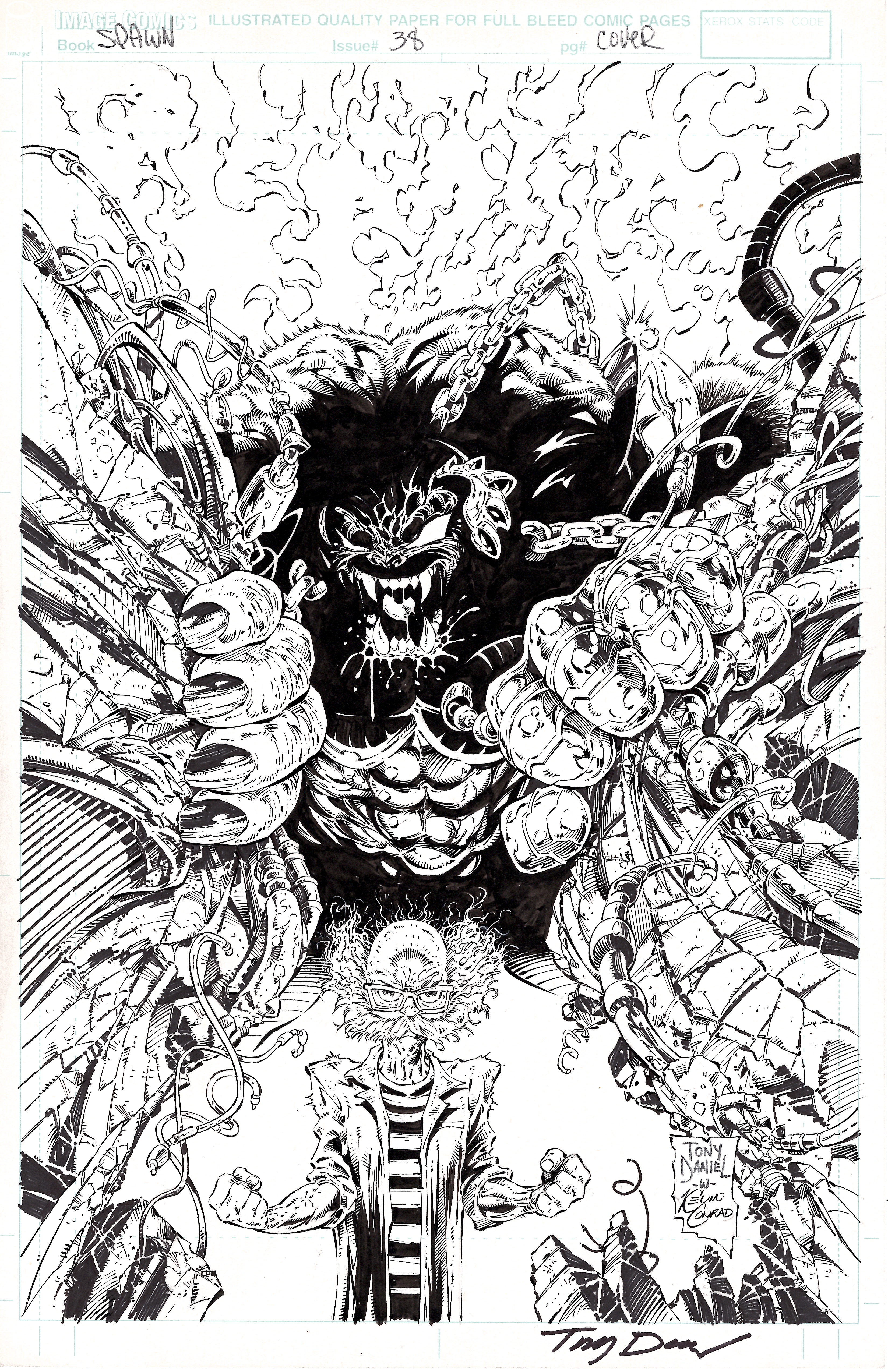 Spawn #38 Cover - Cover by Tony Daniel from Spawn
