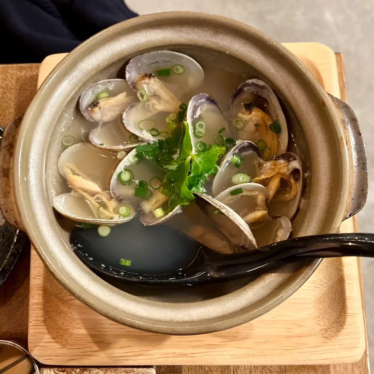 Kaizoku Kaisensakaba - Kaizoku's steamed clam soup with homemade broth. T…