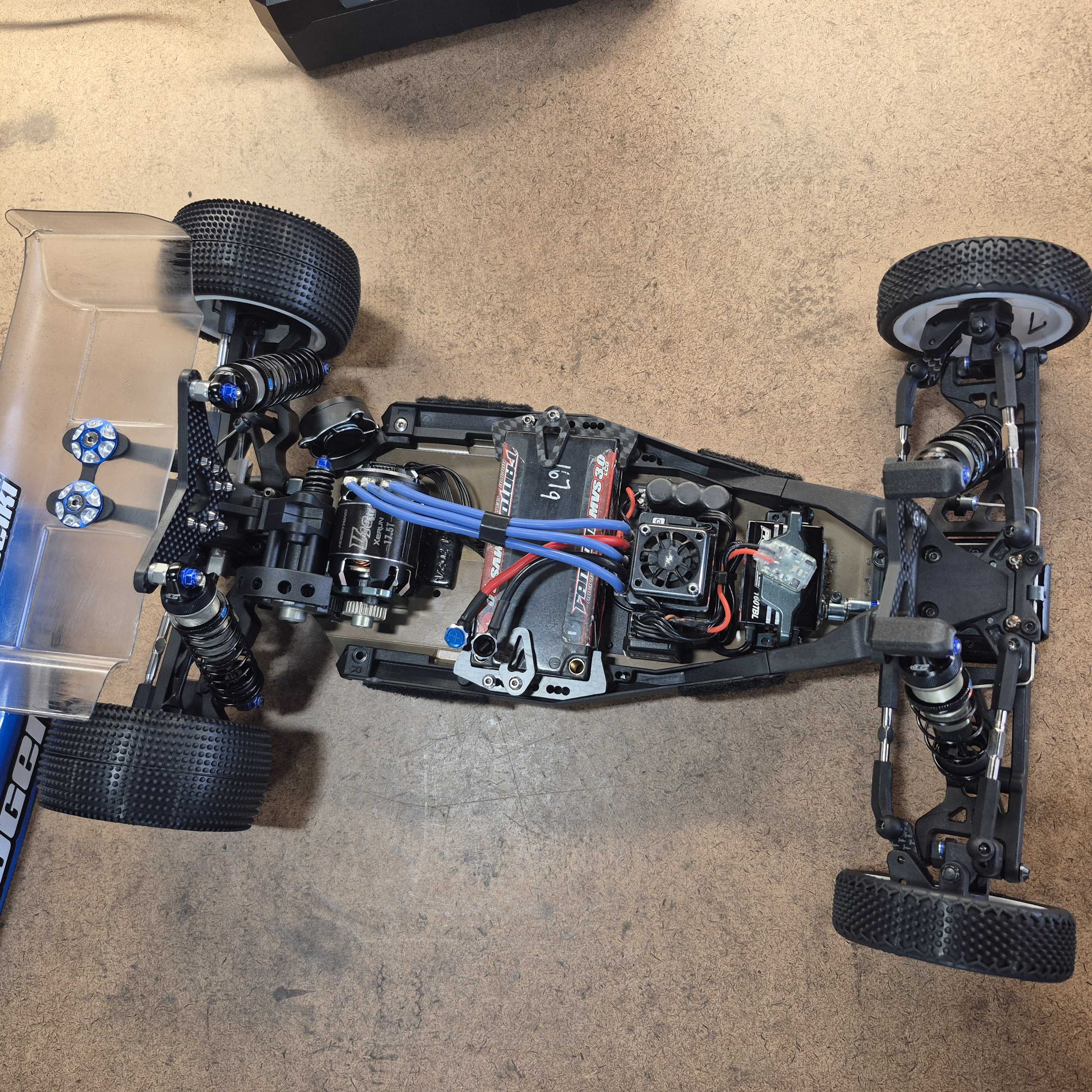 Mugen Seiki MSB1 setup photo