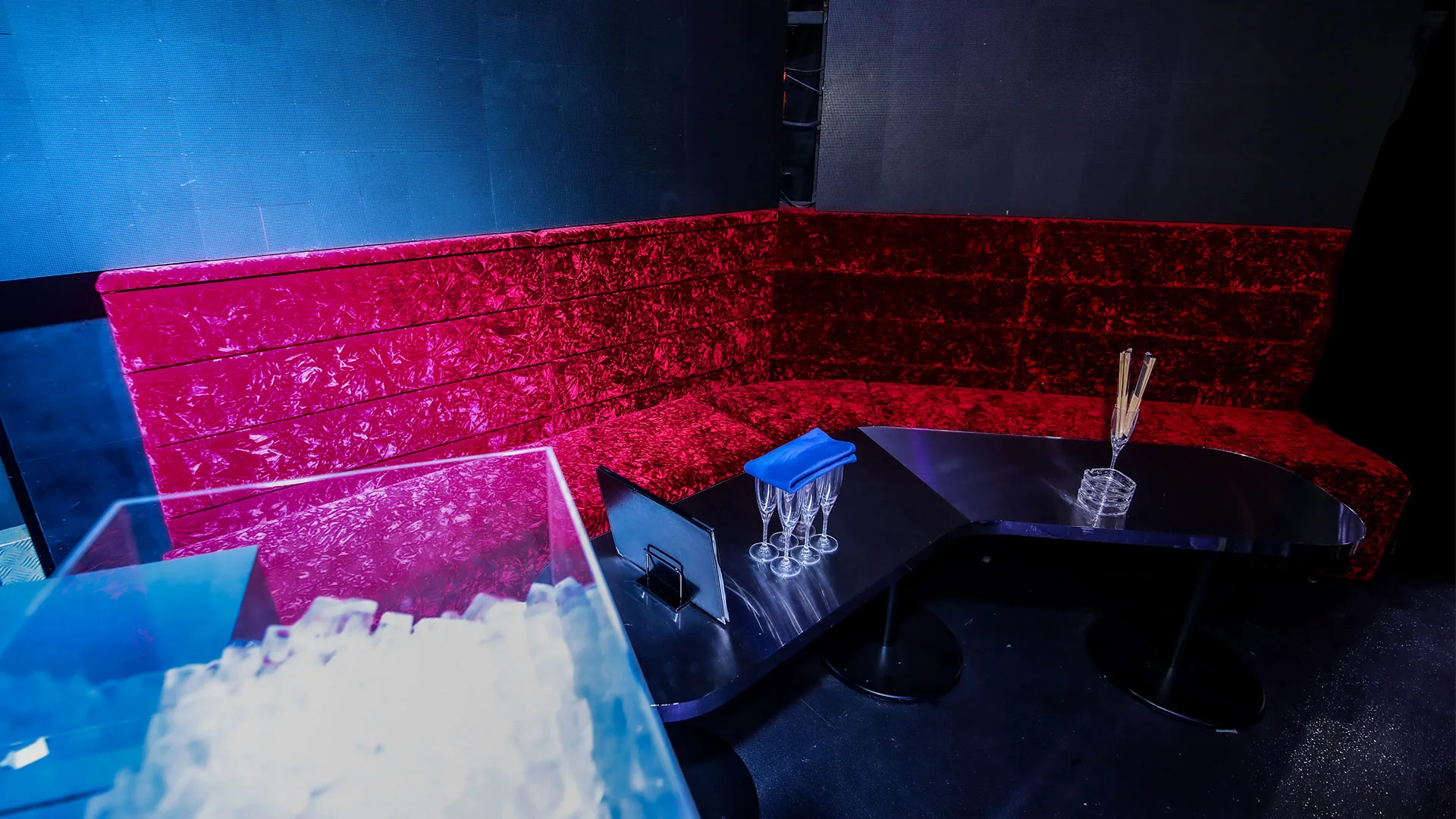 VIP booth at WARP Shinjuku