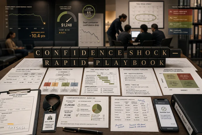 After the Consumer‑Confidence Shock: A Rapid Playbook for Social‑Service Operations