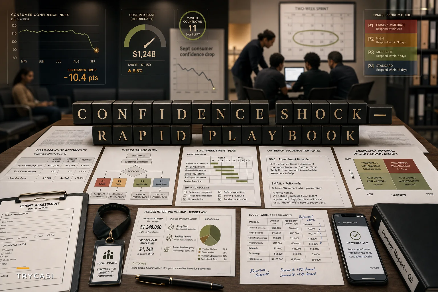 After the Consumer‑Confidence Shock: A Rapid Playbook for Social‑Service Operations