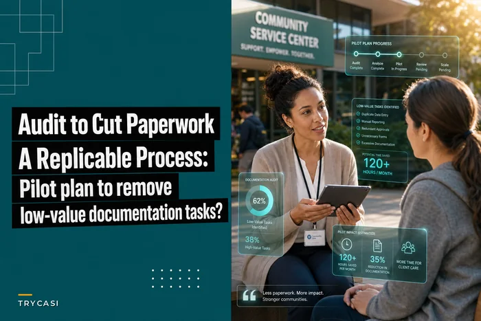 Audit to cut paperwork: a replicable process and pilot plan to remove low-value documentation tasks