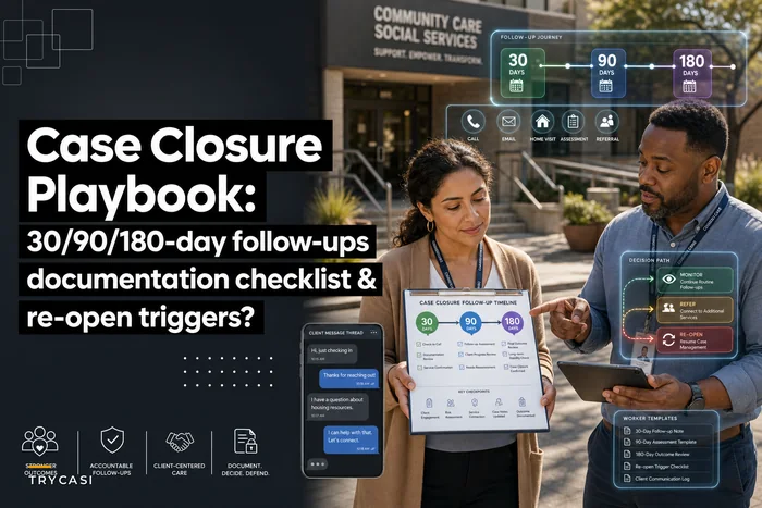 Case closure playbook: 30/90/180-day follow-ups, documentation checklist and re-open triggers