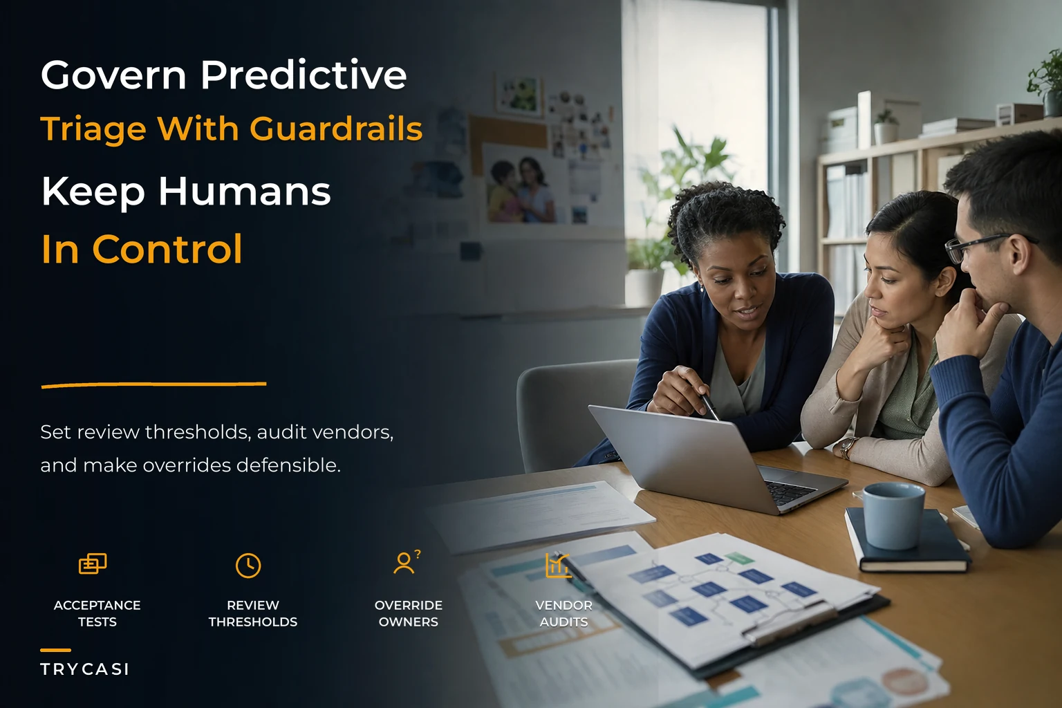 Governance for Predictive Triage in Social Services Programs