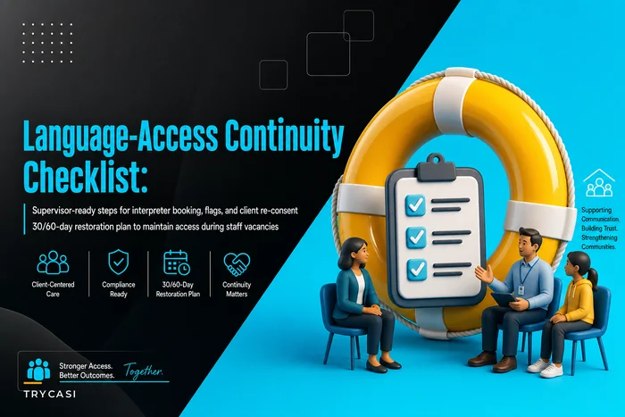 Language-access continuity checklist for turnover and vacancies