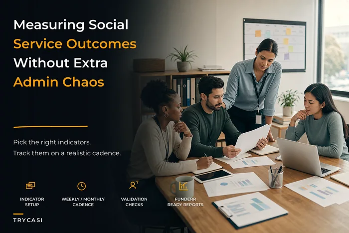 Practical framework for measuring social services outcomes: indicators, data cadence, and ready-to-use templates