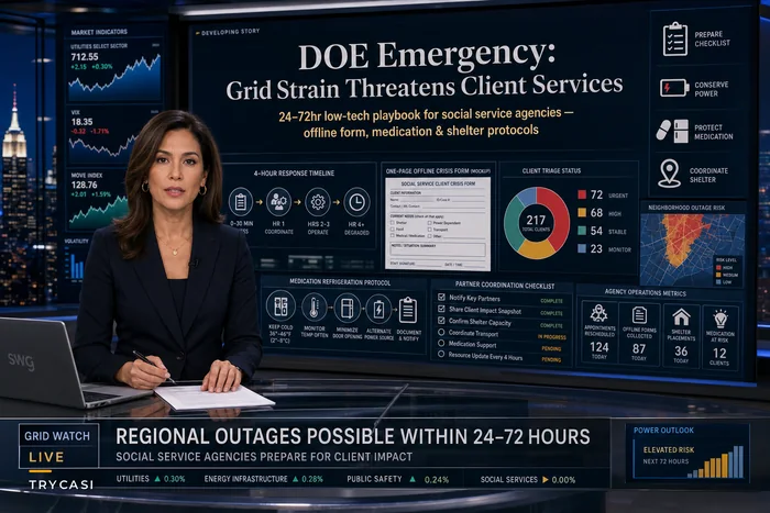 When the Grid Fails: Preparing Case Management Operations for Short-Term Power Emergencies